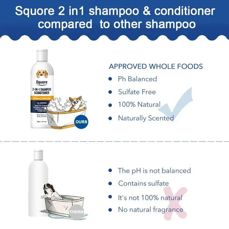 Shampoo & Conditioner 2-in-1 – Gentle Moisture (300 ml)