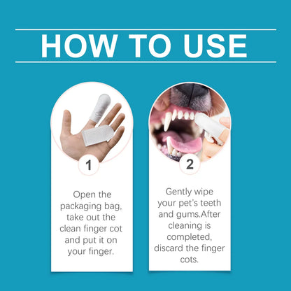 Dental Finger Wipes – Fresh Breath & Oral Care (50 pcs)