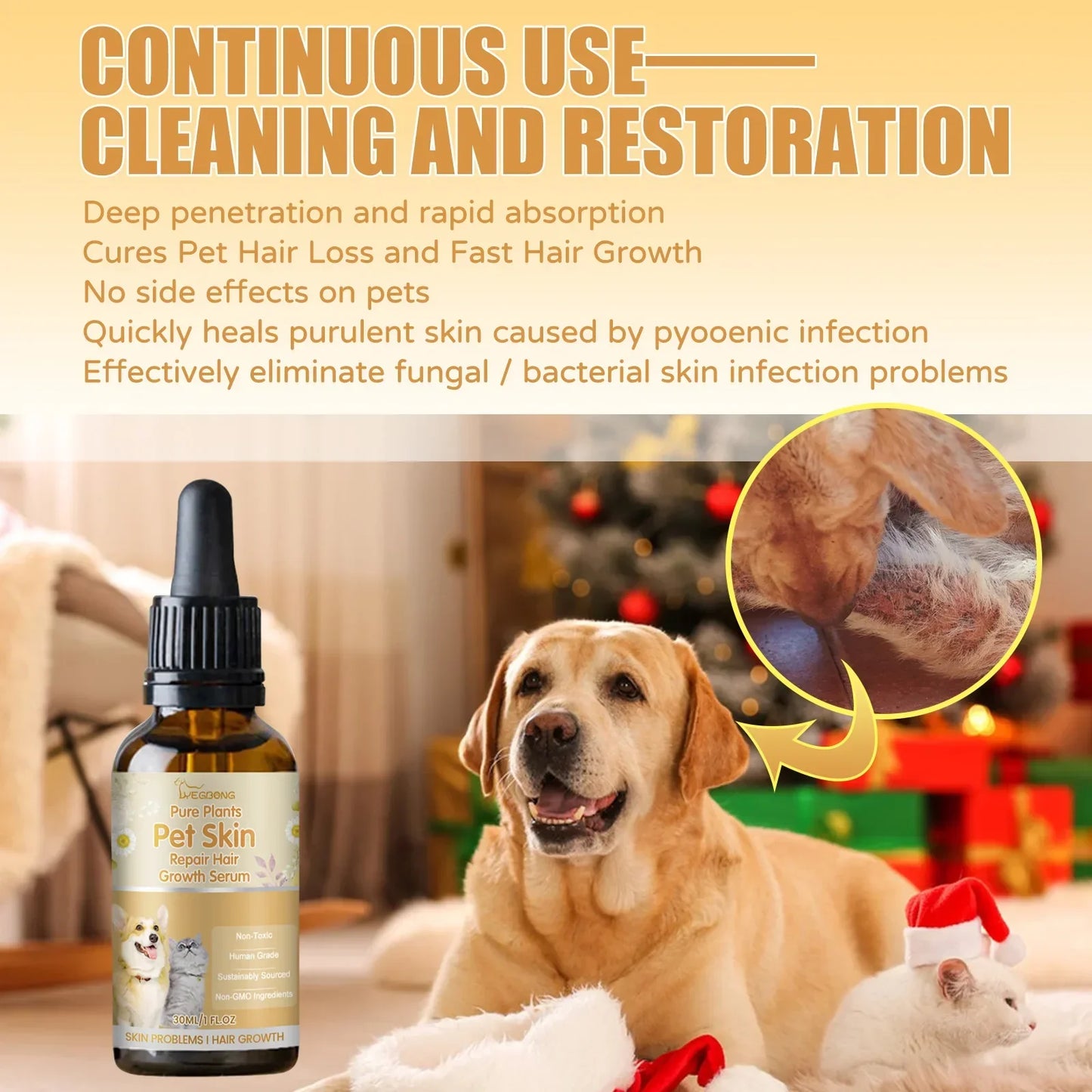 Pet Skin Repair Serum – Healing Formula (30 ml)