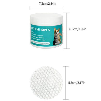 Eye Wipes – Tear Stain Remover (100 pcs)