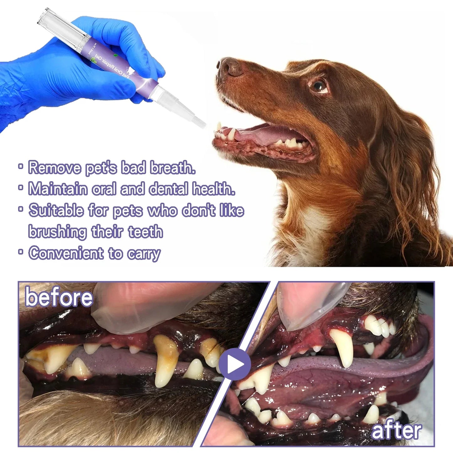 Dental Gel Pen – Fresh Breath & Tartar Control (3 ml)